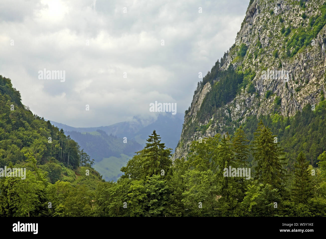 Il paesaggio al Cantone di Berna Cantone di Berna Foto Stock