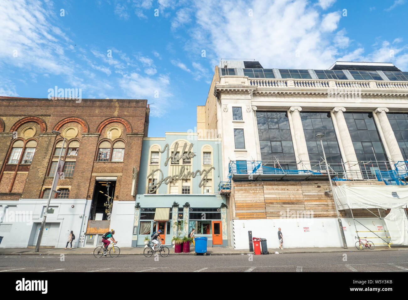 Ristorante Hello Darling, Waterloo Road, Londra. Foto Stock Ristorante Hello Darling, Waterloo Road, Londra. Foto Stock