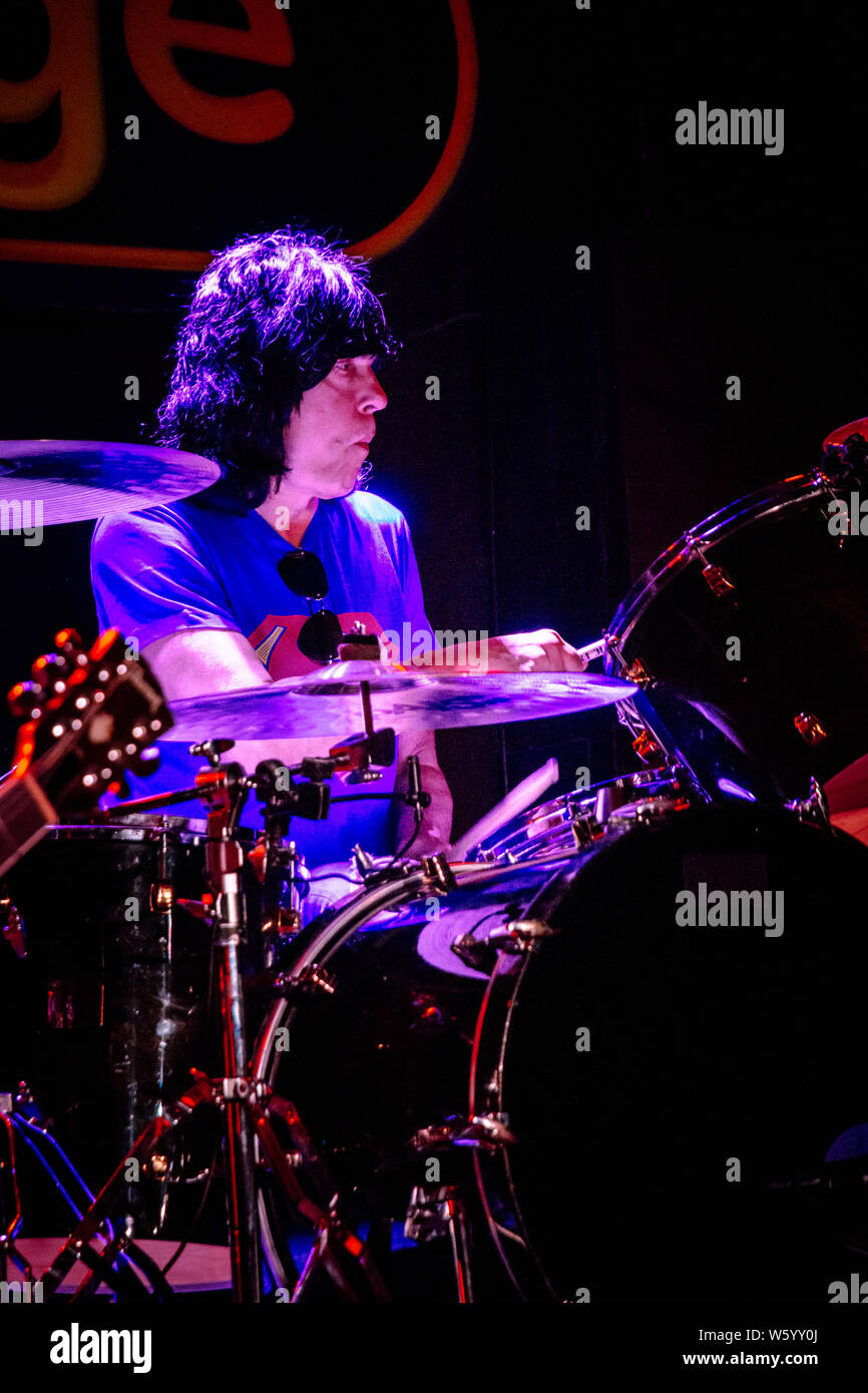 Marky Ramone's Blitzkrieg, Martin Blitz, Greg Hetson, Pela Glasgow 24 Luglio 2019 Foto Stock