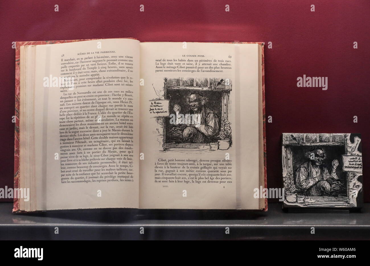 Riapertura di MAISON DE Balzac, Parigi Foto Stock