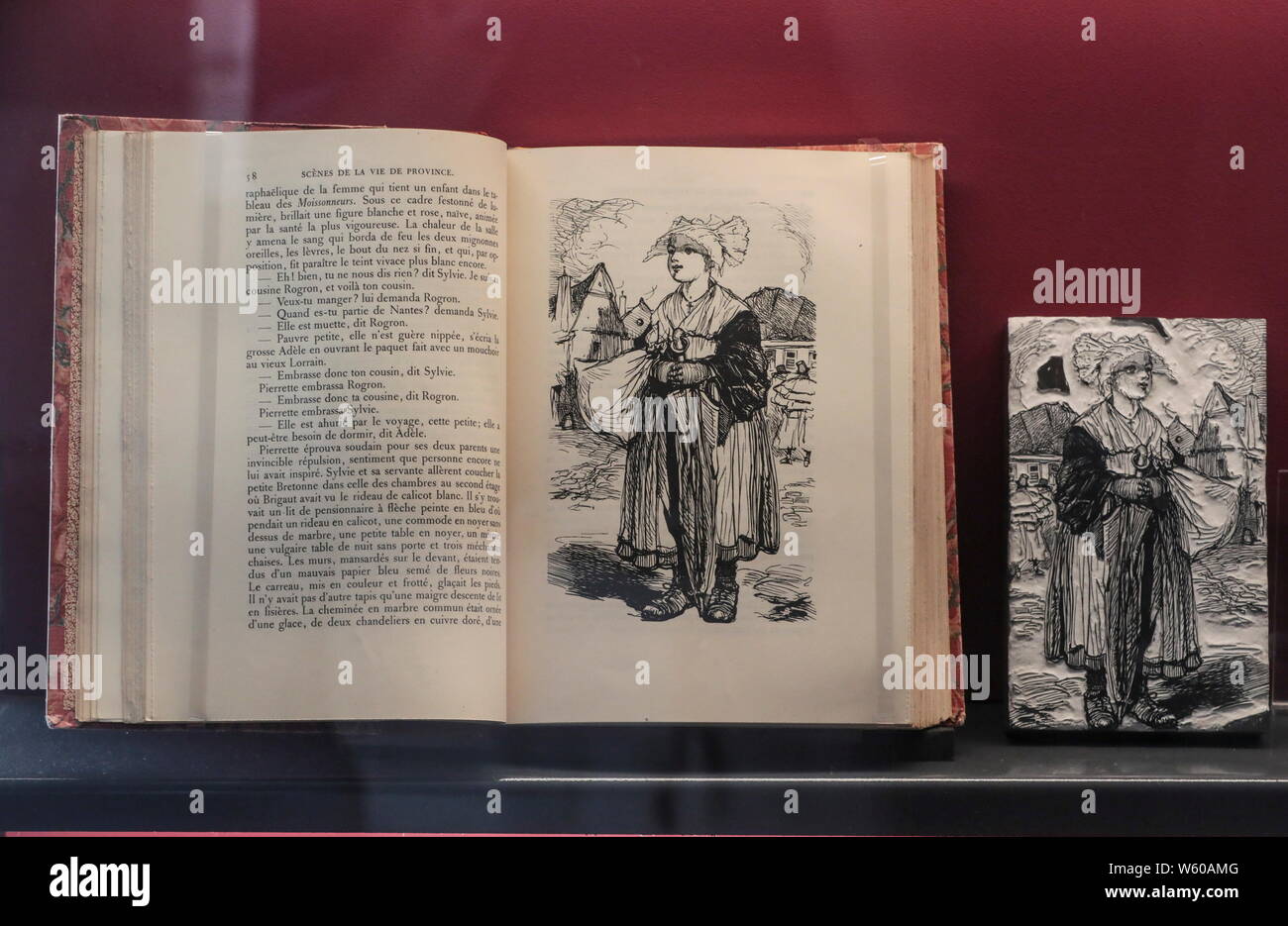 Riapertura di MAISON DE Balzac, Parigi Foto Stock