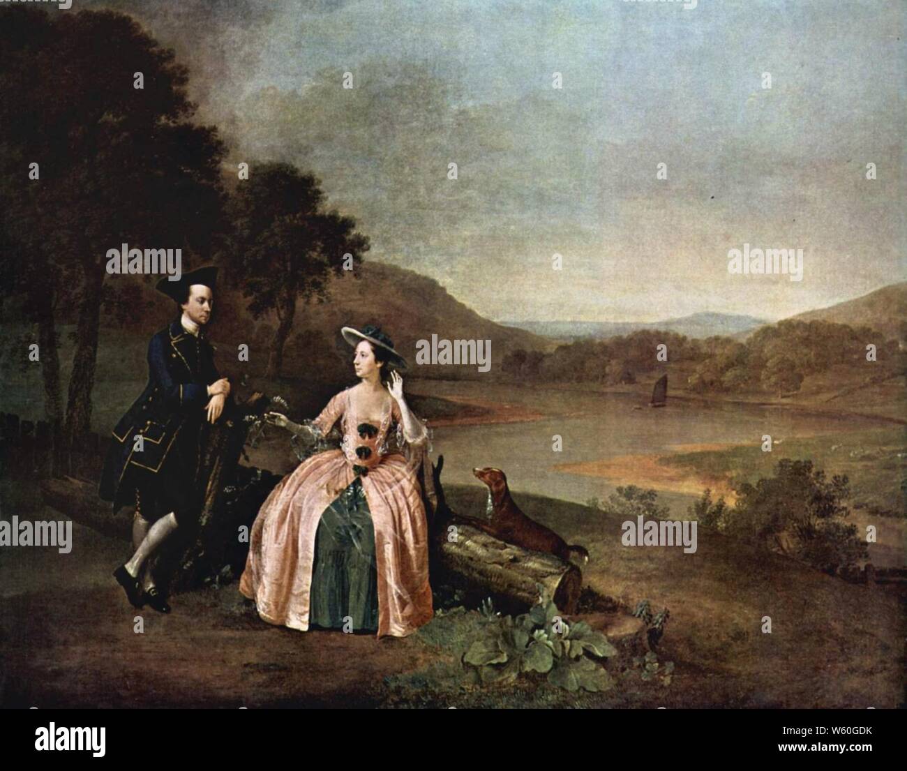 Arthur Devis 001. Foto Stock