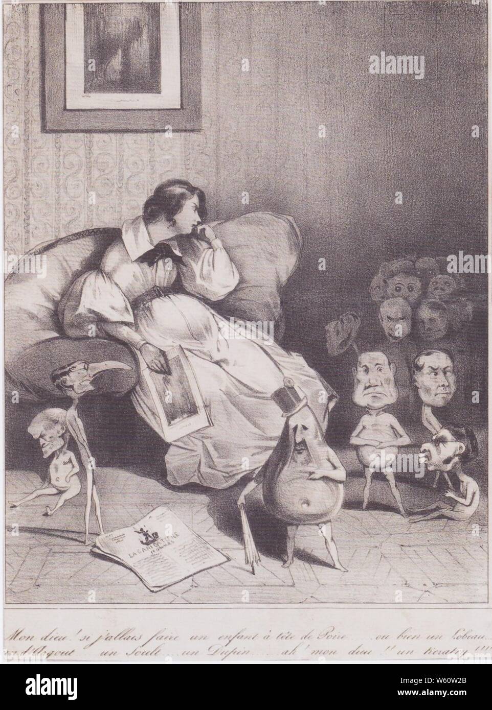 Daumier - Ein Streich der Phanstasie. Foto Stock