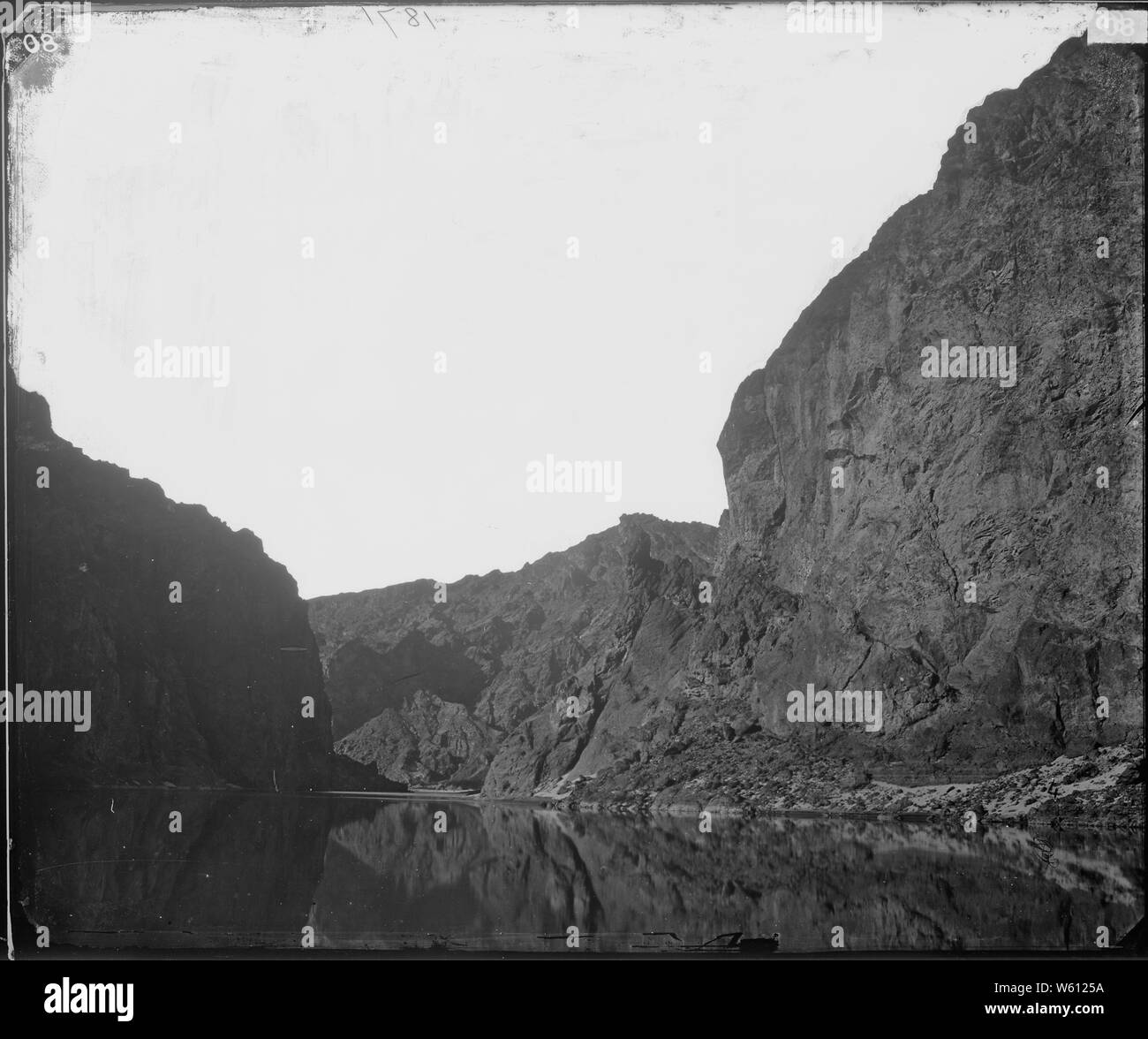 CANYON NERO, CERCANDO DI SEGUITO DA BIG HORN CAMP, il fiume Colorado Foto Stock