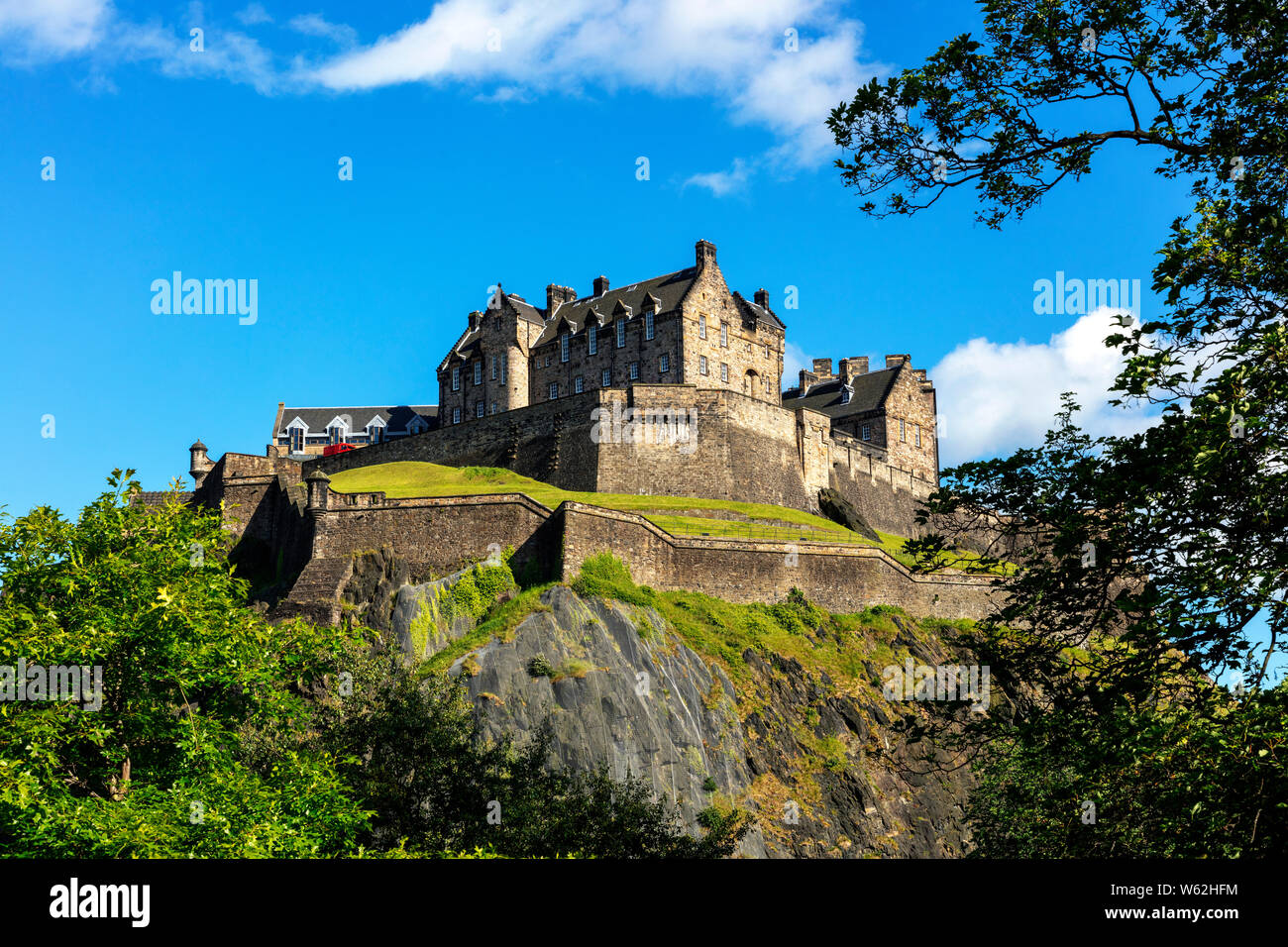 Il Castello di Edimburgo, Edimburgo, Scozia, Regno Unito Foto Stock