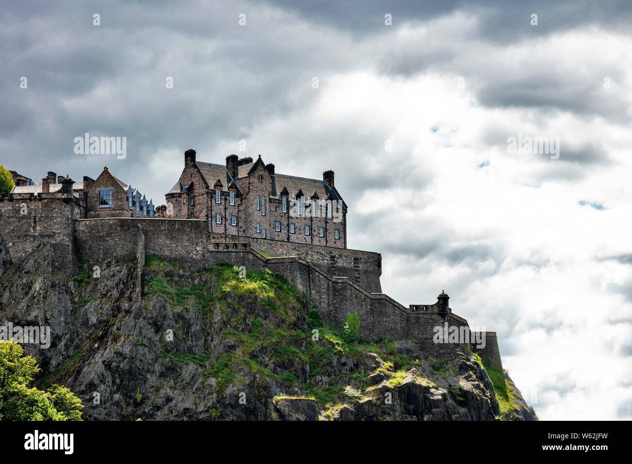 Il Castello di Edimburgo, Edimburgo, Scozia, Regno Unito Foto Stock