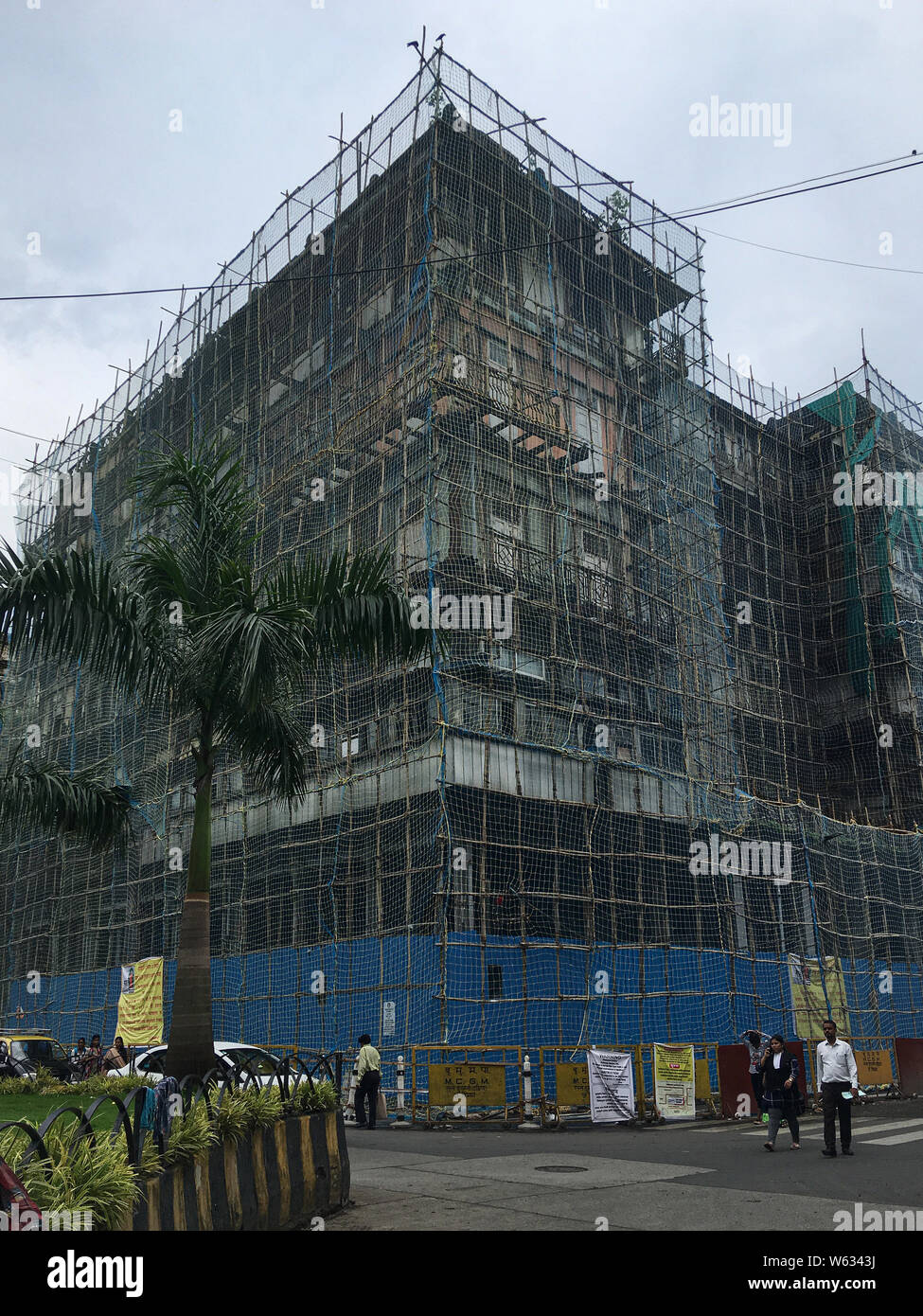 20 lug 2019 Watson's Hotel, ora noto come l'Esplanade Mansion, India è più antica di cast superstite iron building.sotto lavori di rinnovo si trova in K Foto Stock