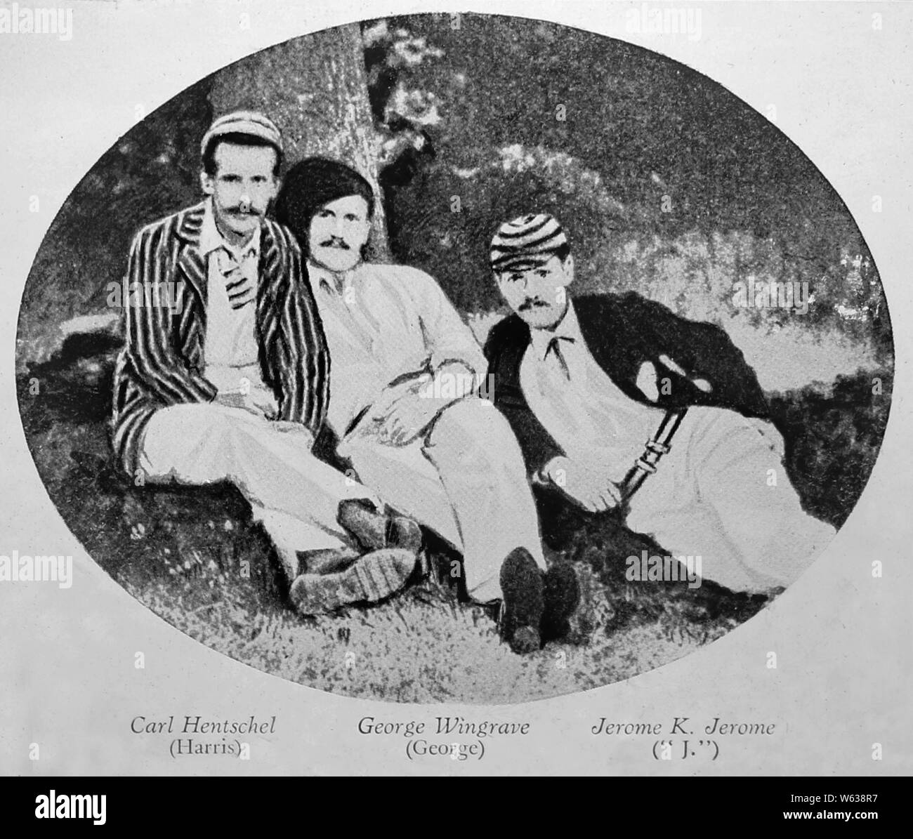 Tre uomini in una barca, Jerome K Jerome Foto Stock