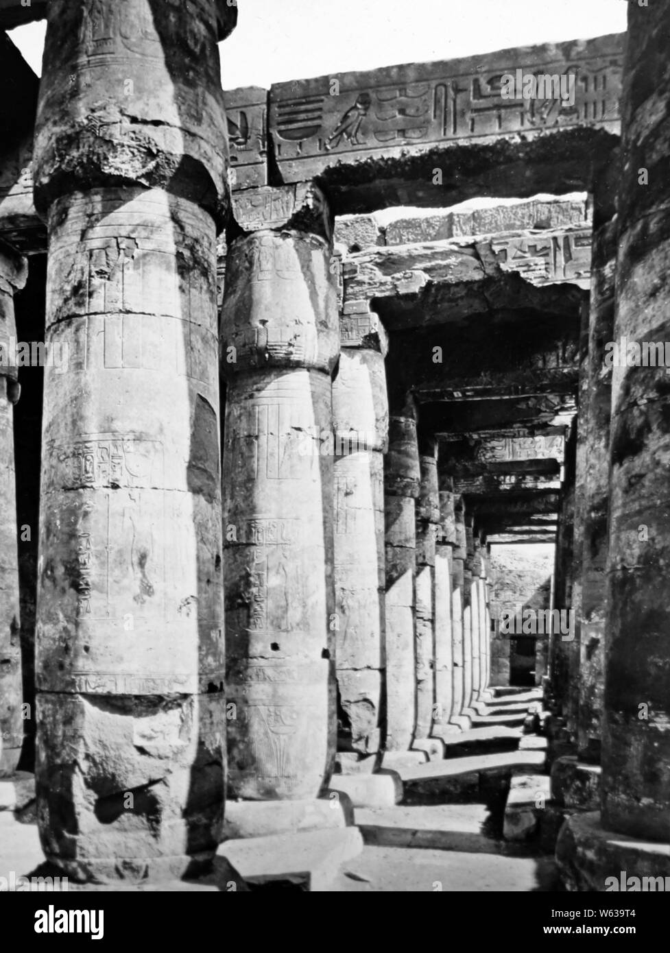 Tempio di Seti 1, Abydos, Egitto Foto Stock