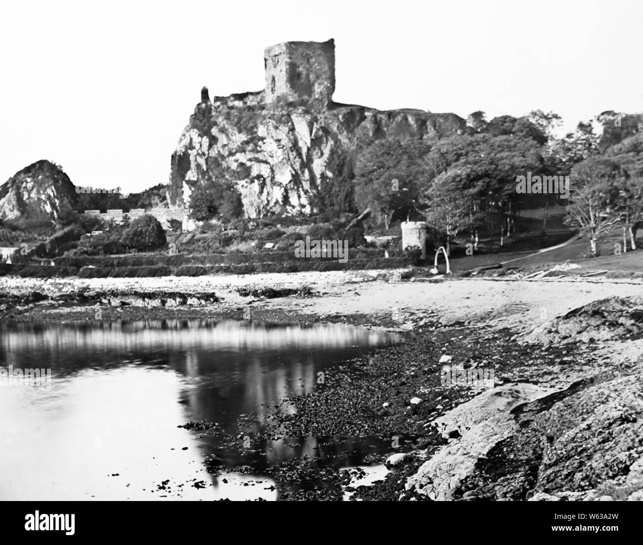 Dunollie Castello, Oban, Scozia Foto Stock