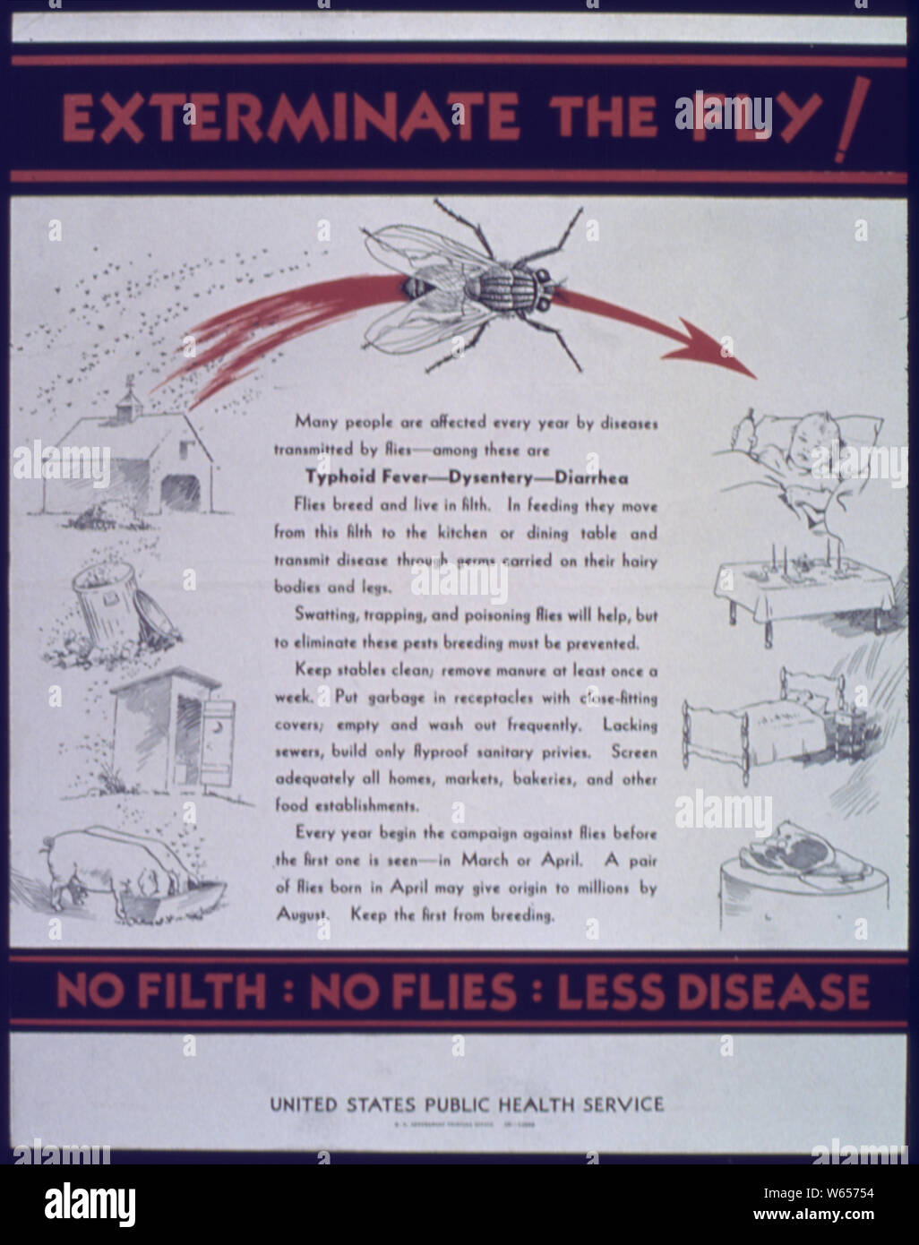 Sterminare il volo! Foto Stock