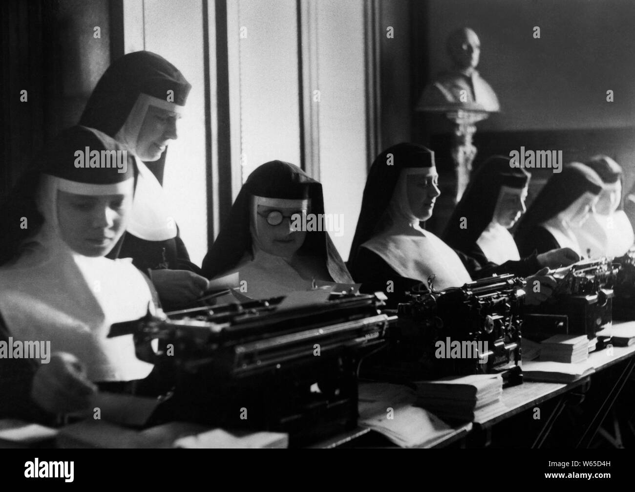 Servizio poste vaticane, città del Vaticano, 1943 Foto Stock