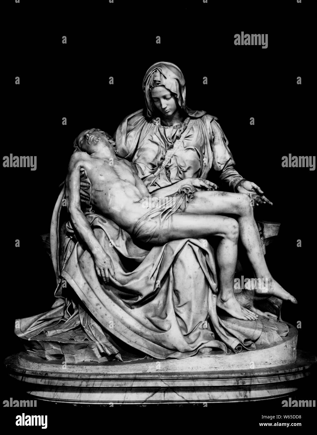 La Pietà di Michelangelo, 1497-1499 Foto Stock