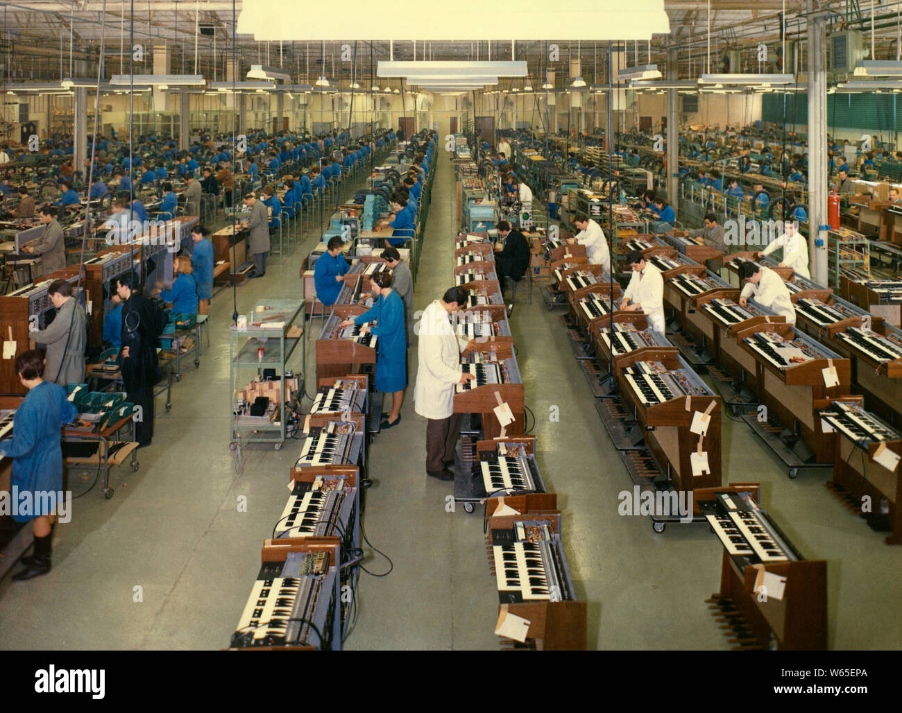 Gruppo console reparto, 1960 Foto Stock