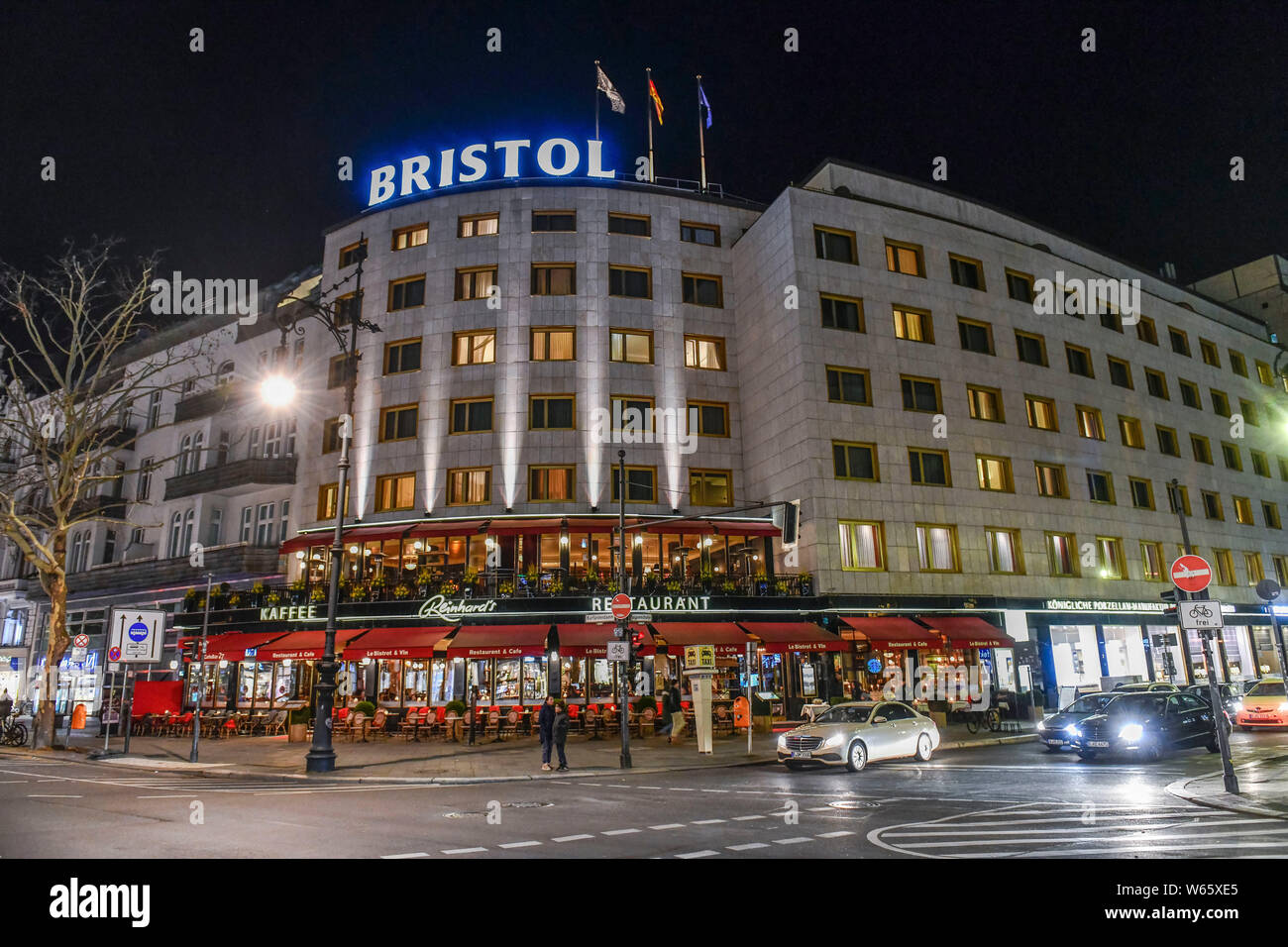 Hotel Bristol, Kurfuerstendamm, Charlottenburg di Berlino, Deutschland Foto Stock