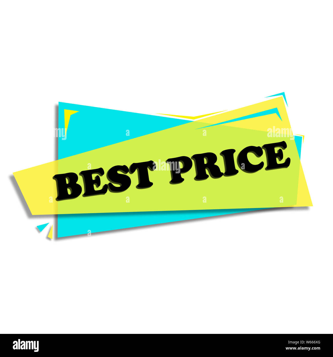 Miglior prezzo - ETICHETTA DI PROMOZIONE Foto Stock