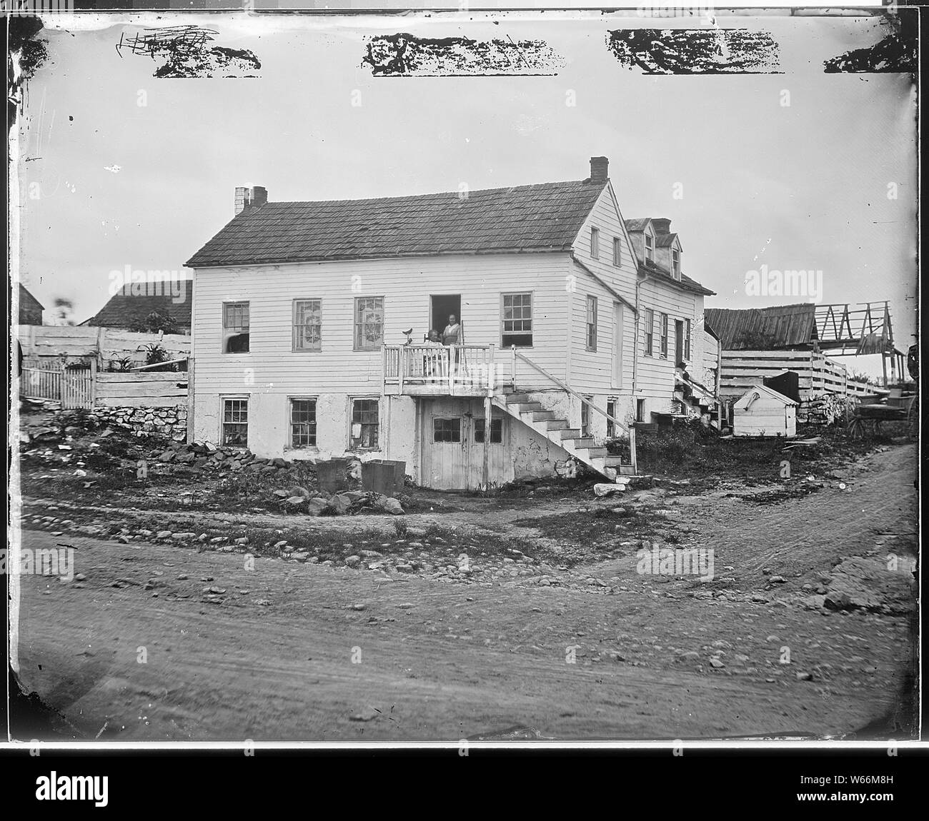 John Burns e cottage, Gettysburg Foto Stock