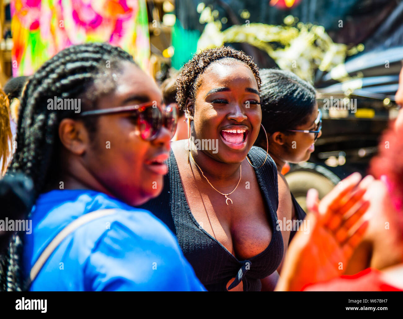 Caraibi parata nel centro di Montreal Foto Stock