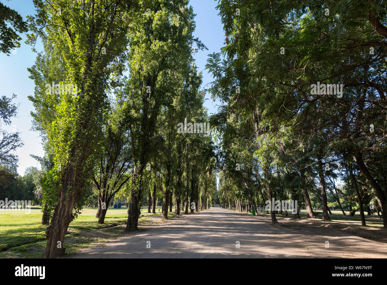 Padre Hurtado Park precedentemente noto come Parque Intercomunal de la Reina a la reina distretto, Santiago de Cile Foto Stock