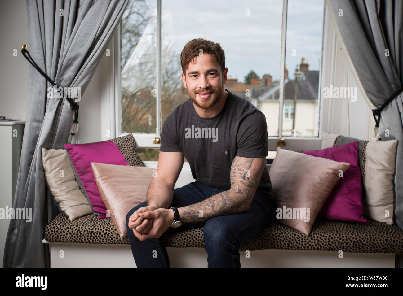 Giocatore di Rugby Danny Cipriani. Foto Stock