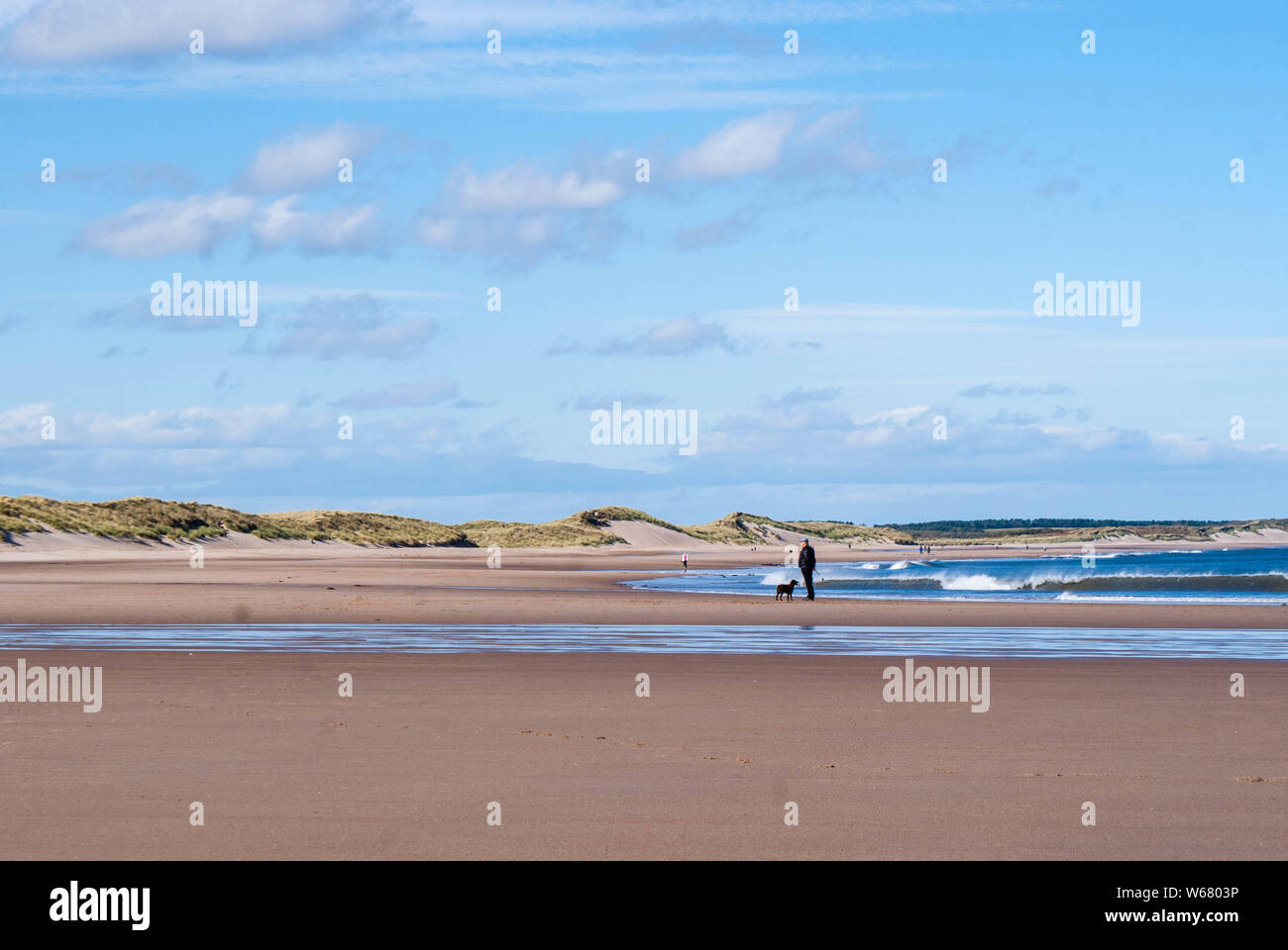 Druridge Bay Foto Stock