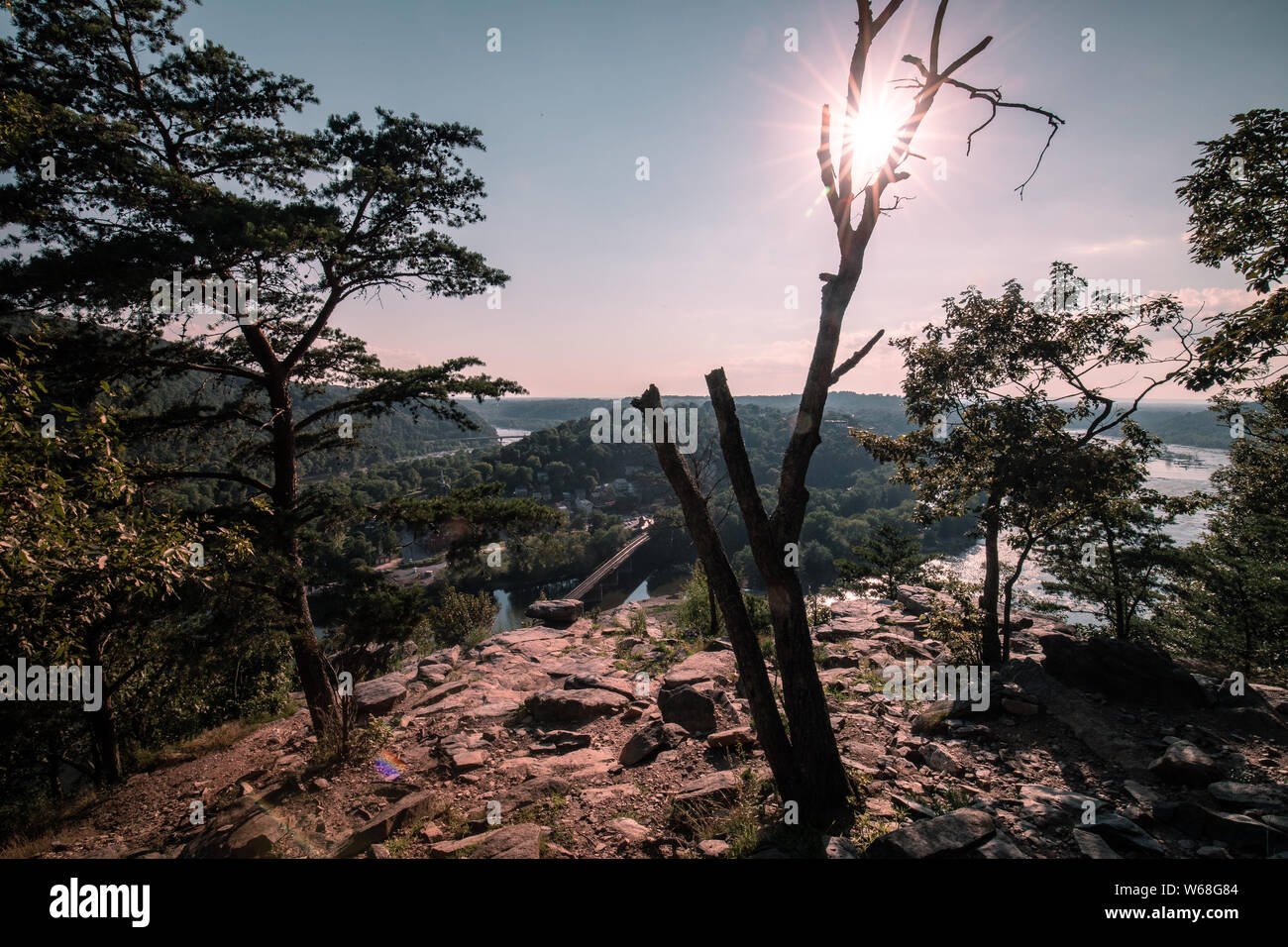 L'Harper's Ferry Trail si affaccia Foto Stock