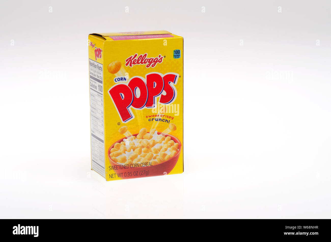 Kellogg's Corn Pops scatola di cereali Foto Stock