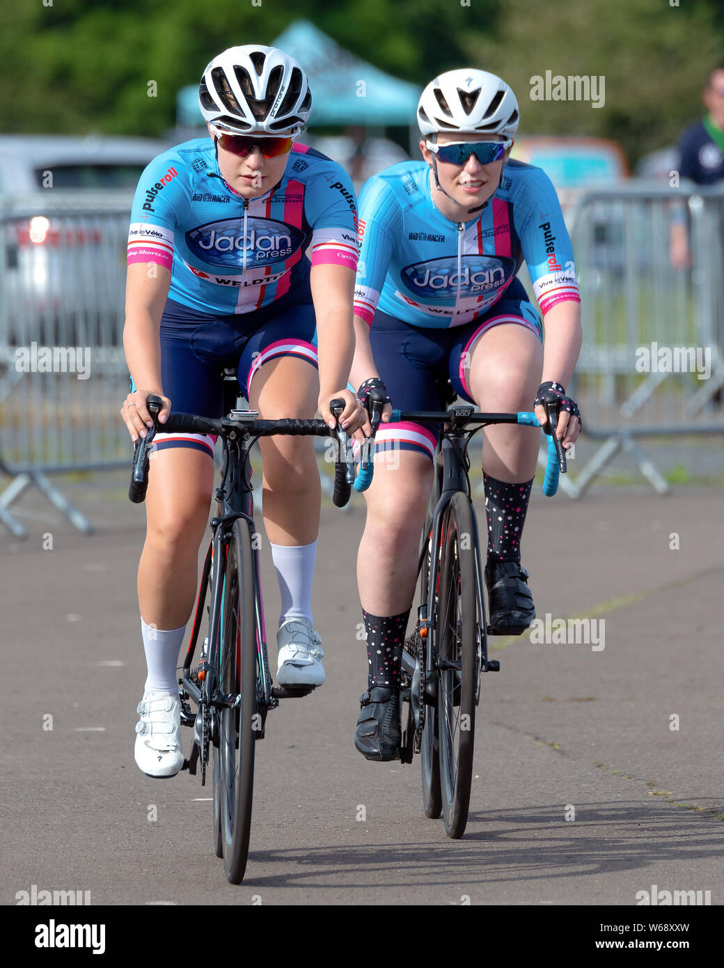 Brooklands, Inghilterra - 05/25/19 - Le donne della serie Tour Foto Stock