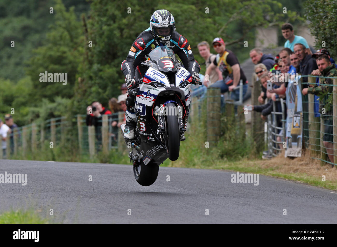 Michael Dunlop Armoy gare su strada 2019 Foto Stock