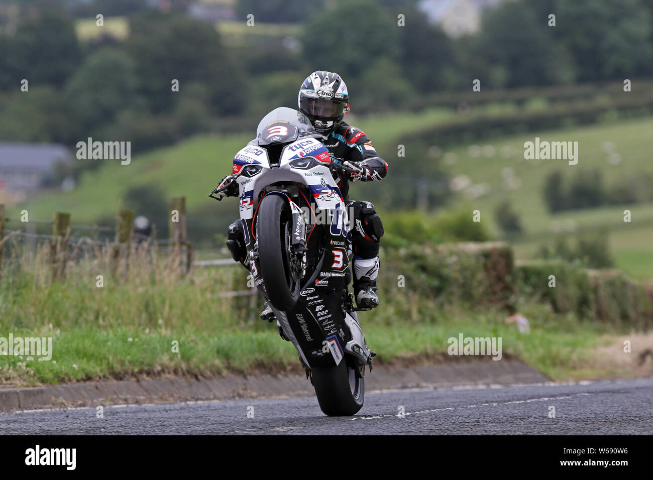 Michael Dunlop Armoy gare su strada 2019 Foto Stock