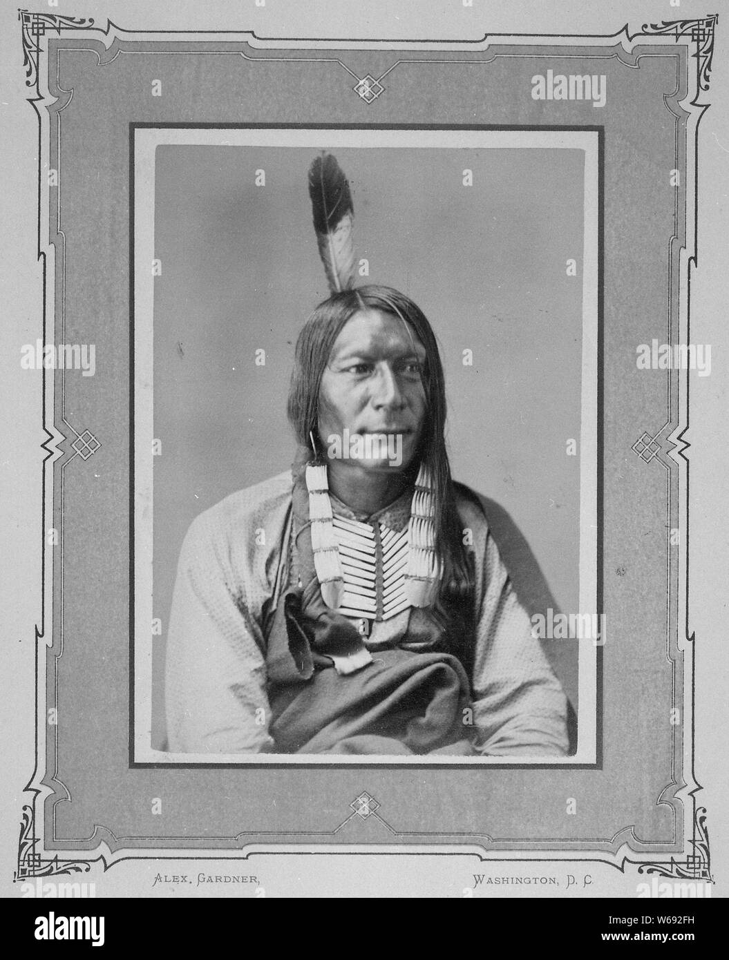 Empio Bear-Ma-To-Tzin-Tzi-Tzah. Brule Sioux, 1872 Foto Stock