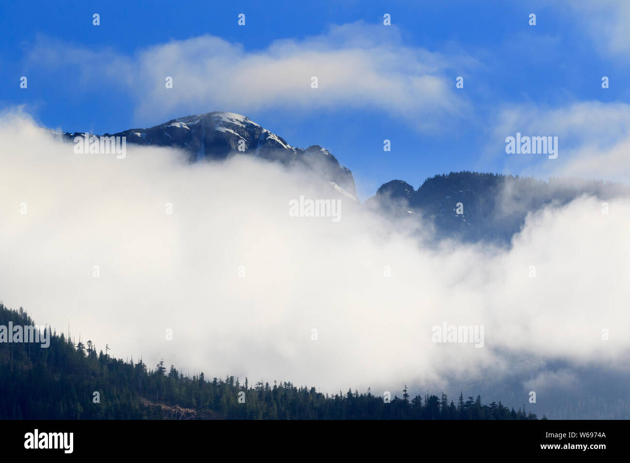 Passaggio interno, Port McNeill, Isola di Vancouver, British Columbia, Canada Foto Stock