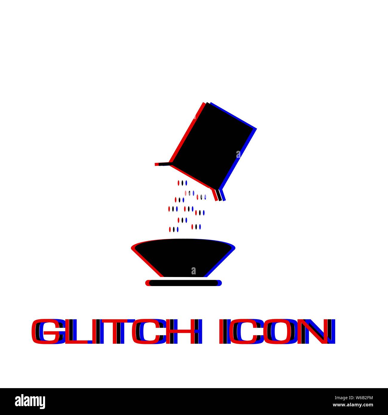 Icona di cereali piatto. Pittogramma di semplice - effetto di glitch. Illustrazione Vettoriale simbolo Illustrazione Vettoriale Icona di cereali piatto. Pittogramma di semplice - effetto di glitch. Illustrazione Vettoriale simbolo Illustrazione Vettoriale