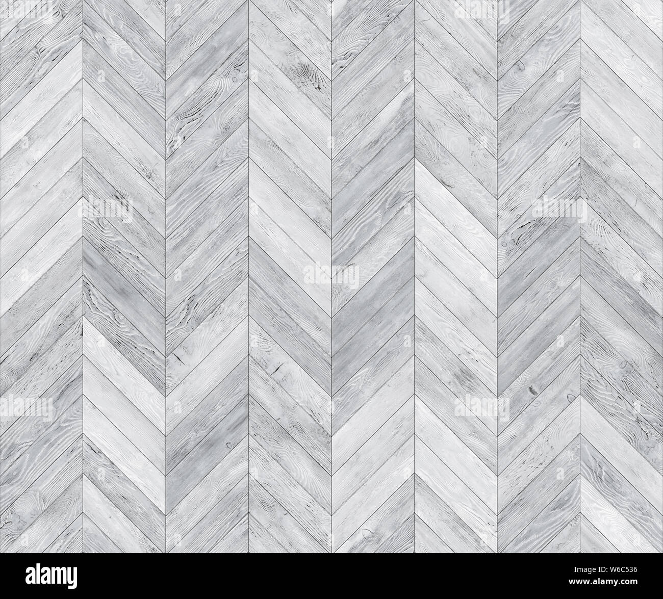 White chevron sbiancato texture senza giunture Foto Stock