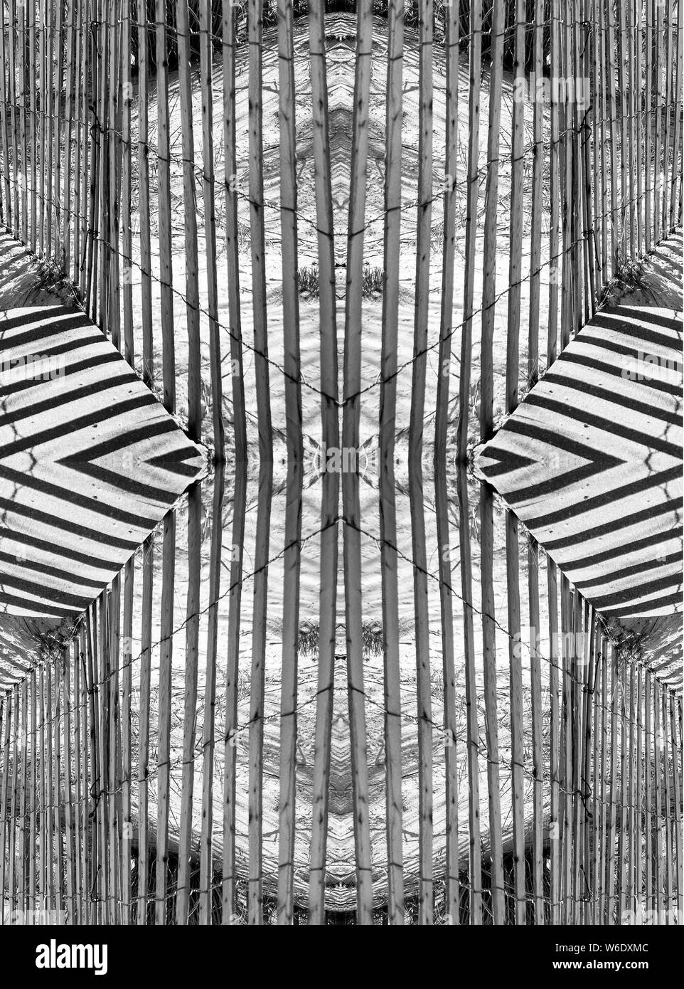 Ora la figura di vetro Foto Stock