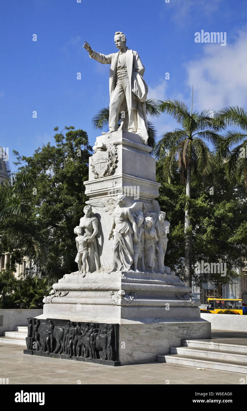 Monumento a Jose Marti a l'Avana. Cuba Foto Stock