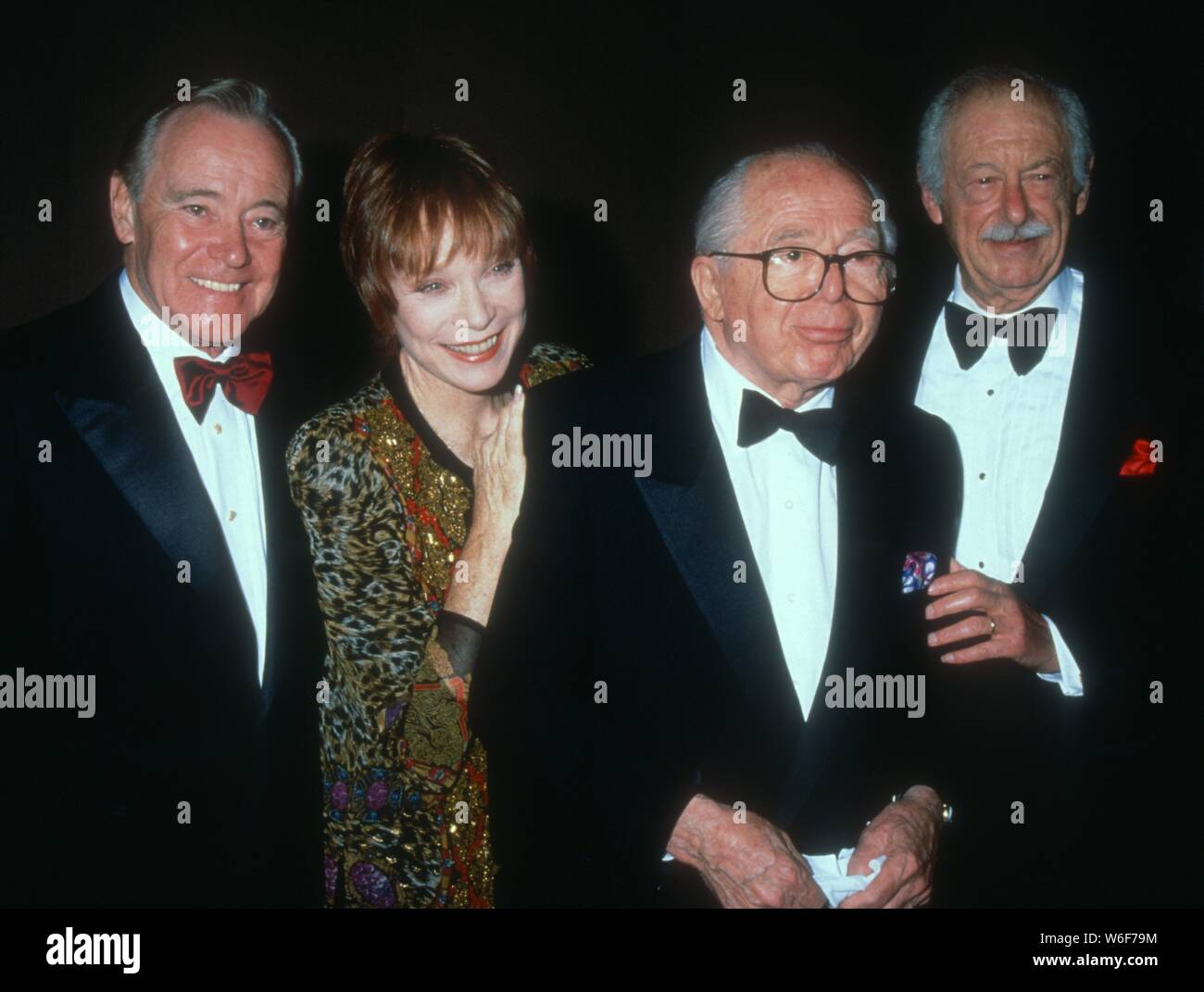 Jack Lemmon, Shirley Maclaine, Billy Wilder, Hal Kanter, degli anni novanta, foto di Michael Ferguson/il PHOTOlink /MediaPunch Foto Stock