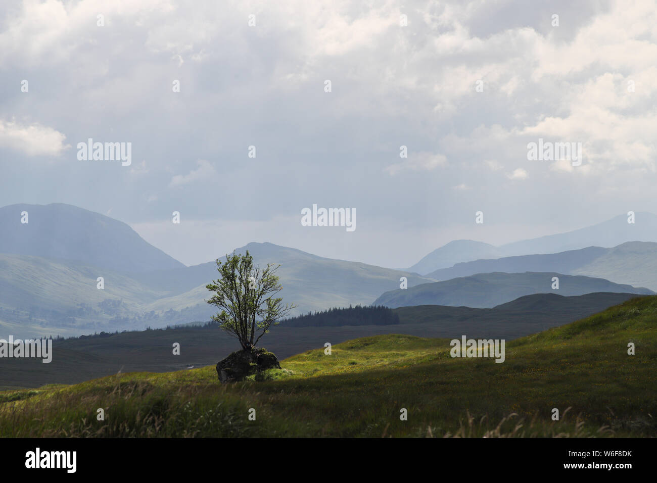 Glencoe Scozia Highlands A82 storico percorso stradale. visitare Scozia Foto Stock