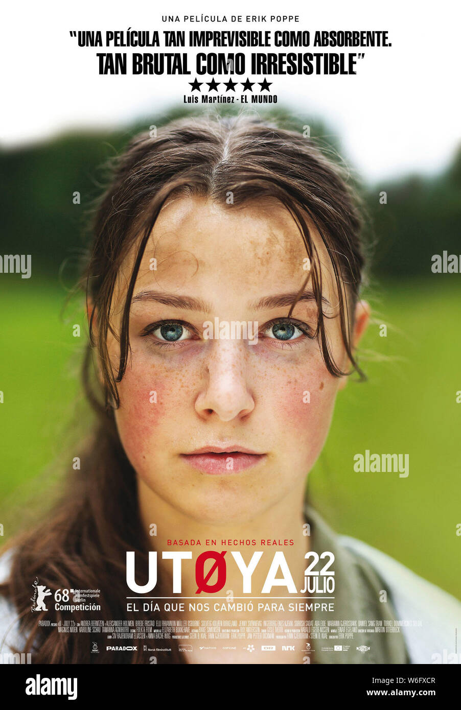 UTØYA 22. JULI (2018), diretto da Erik Poppe. Credito: Paradox Film 7 / PROGRAMME MEDIA de la Communauté Européenne / Album Foto Stock