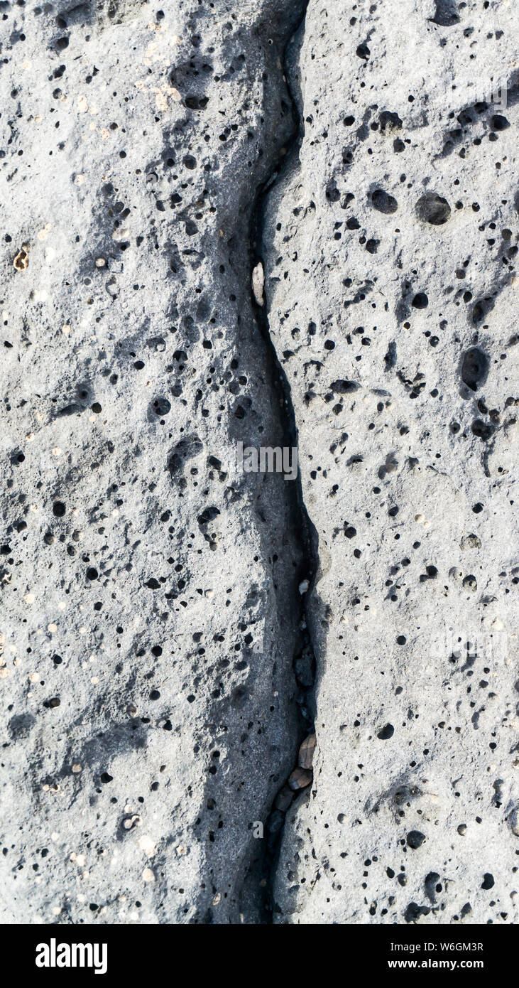 In prossimità delle rocce laviche Foto Stock