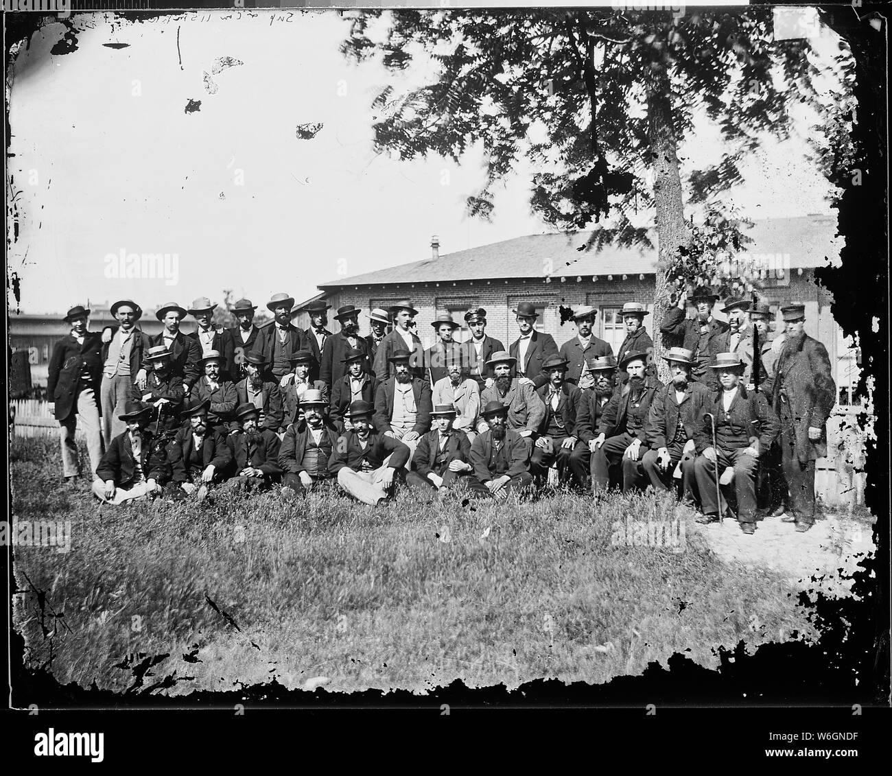 Capisquadra e Sovrintendenti di U.S. Ferrovia militare Foto Stock