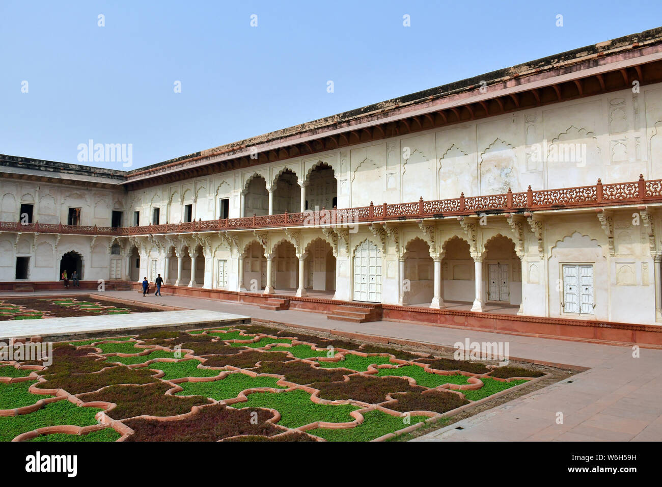 Anguri Bagh, al Forte di Agra, India, Asia, Patrimonio Mondiale dell UNESCO Foto Stock