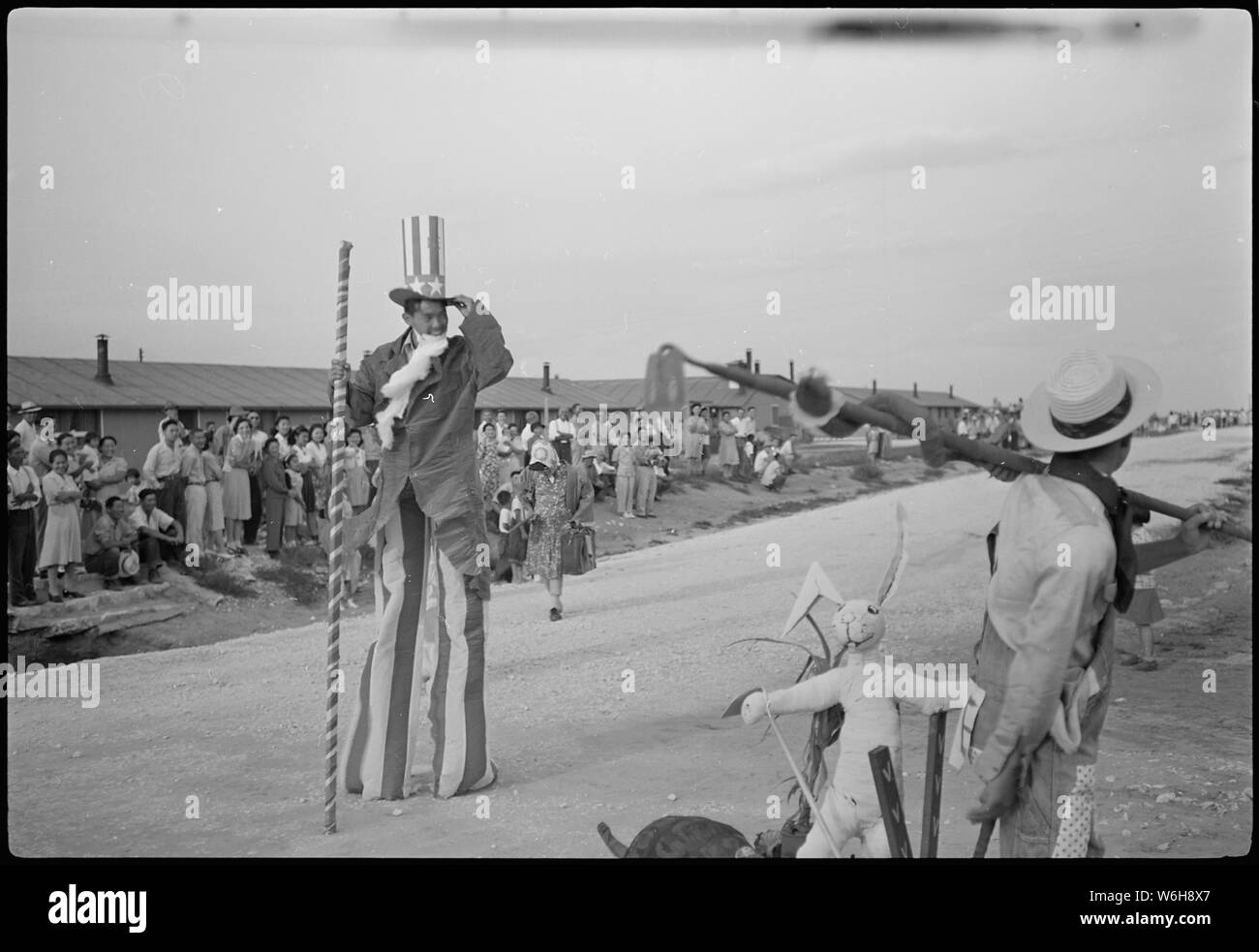 Granada Relocation Center, amache, Colorado. Amache Estate sfilata di carnevale. Foto Stock