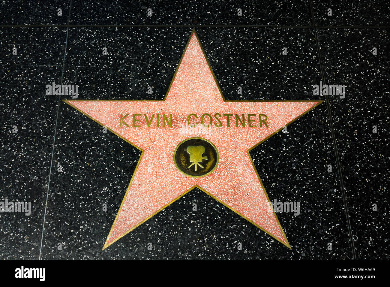 Celebrità della stella sulla Hollywood Walk of Fame Foto Stock
