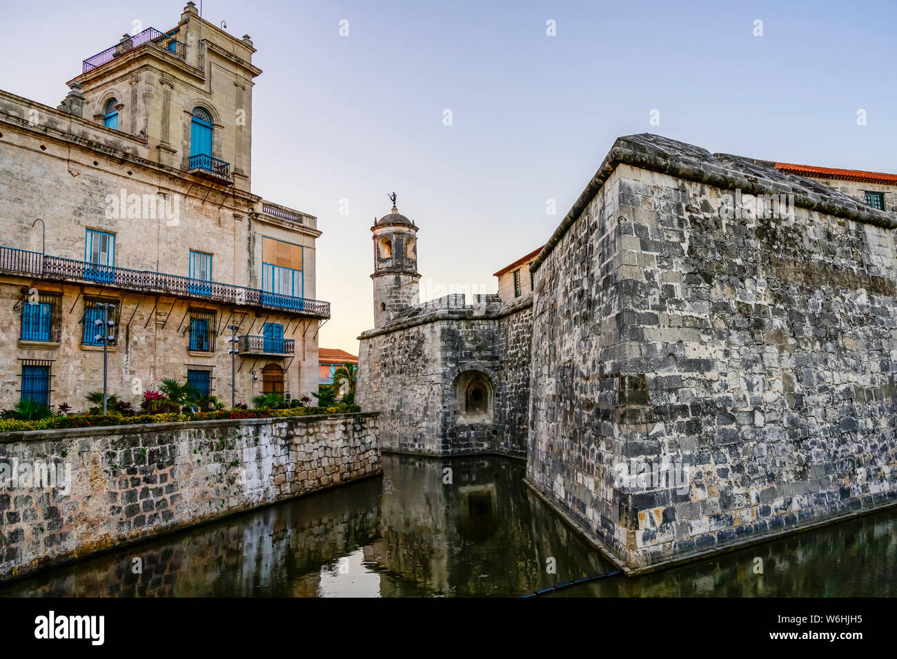 Castello di Royal vigore; Havana, Cuba Foto Stock