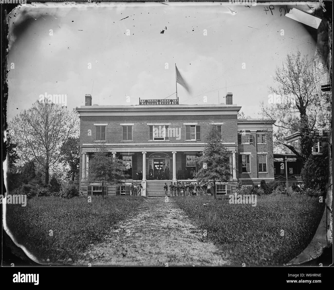 Casa vicino Gap olandese Canal, James River Foto Stock
