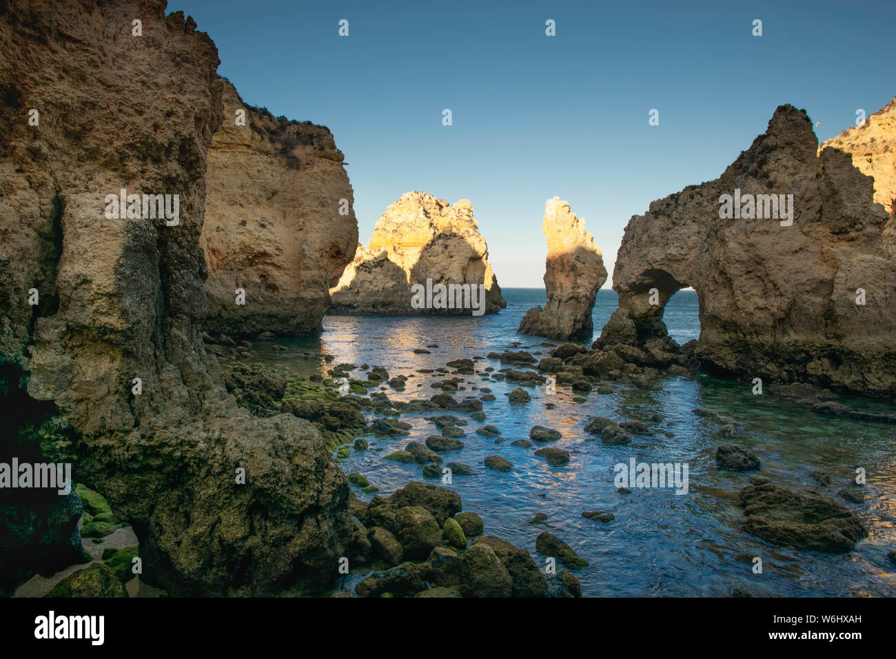 Paesaggi naturali del Portogallo, Algarve zona Foto Stock