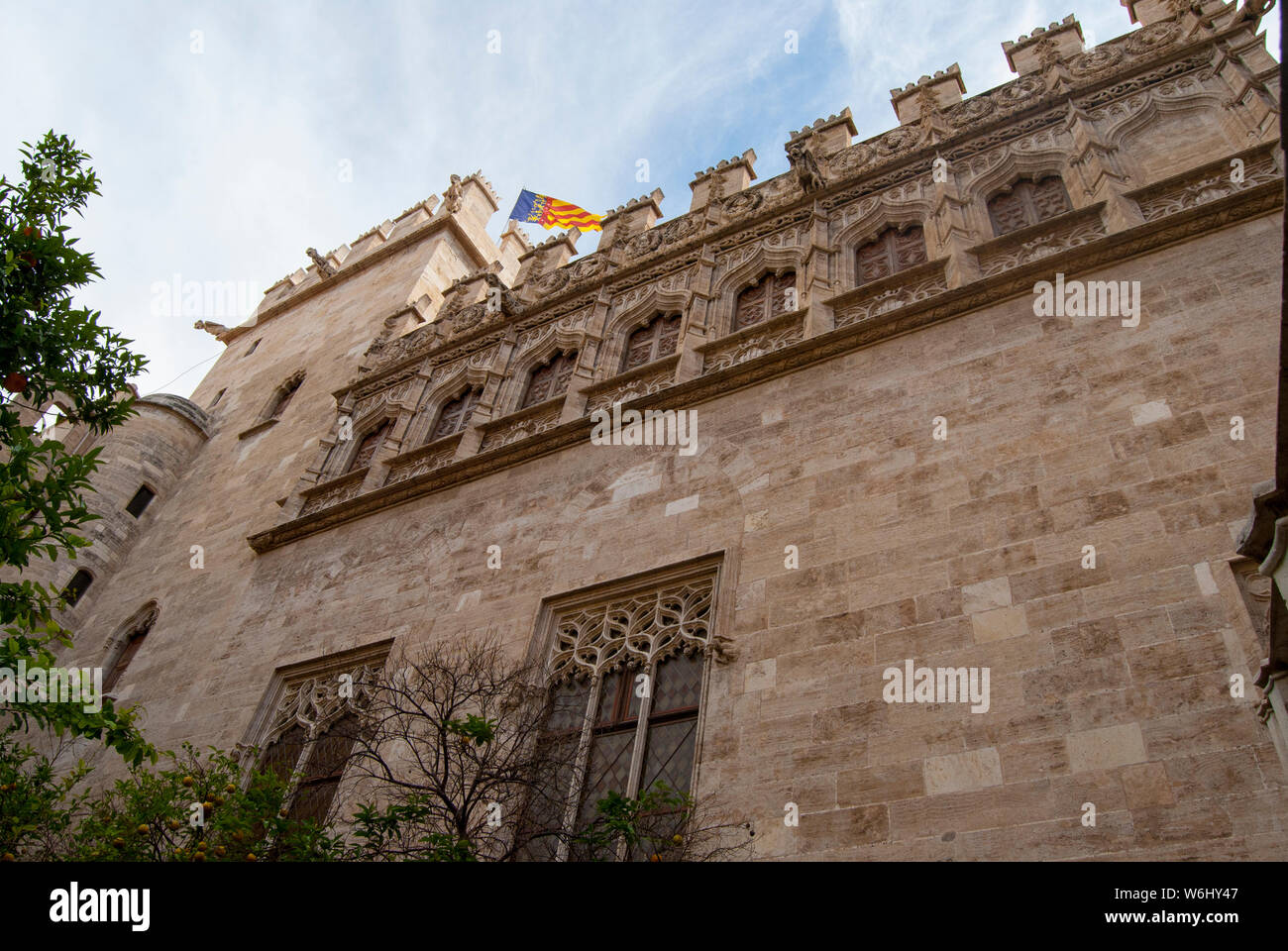 La città di Valencia Foto Stock