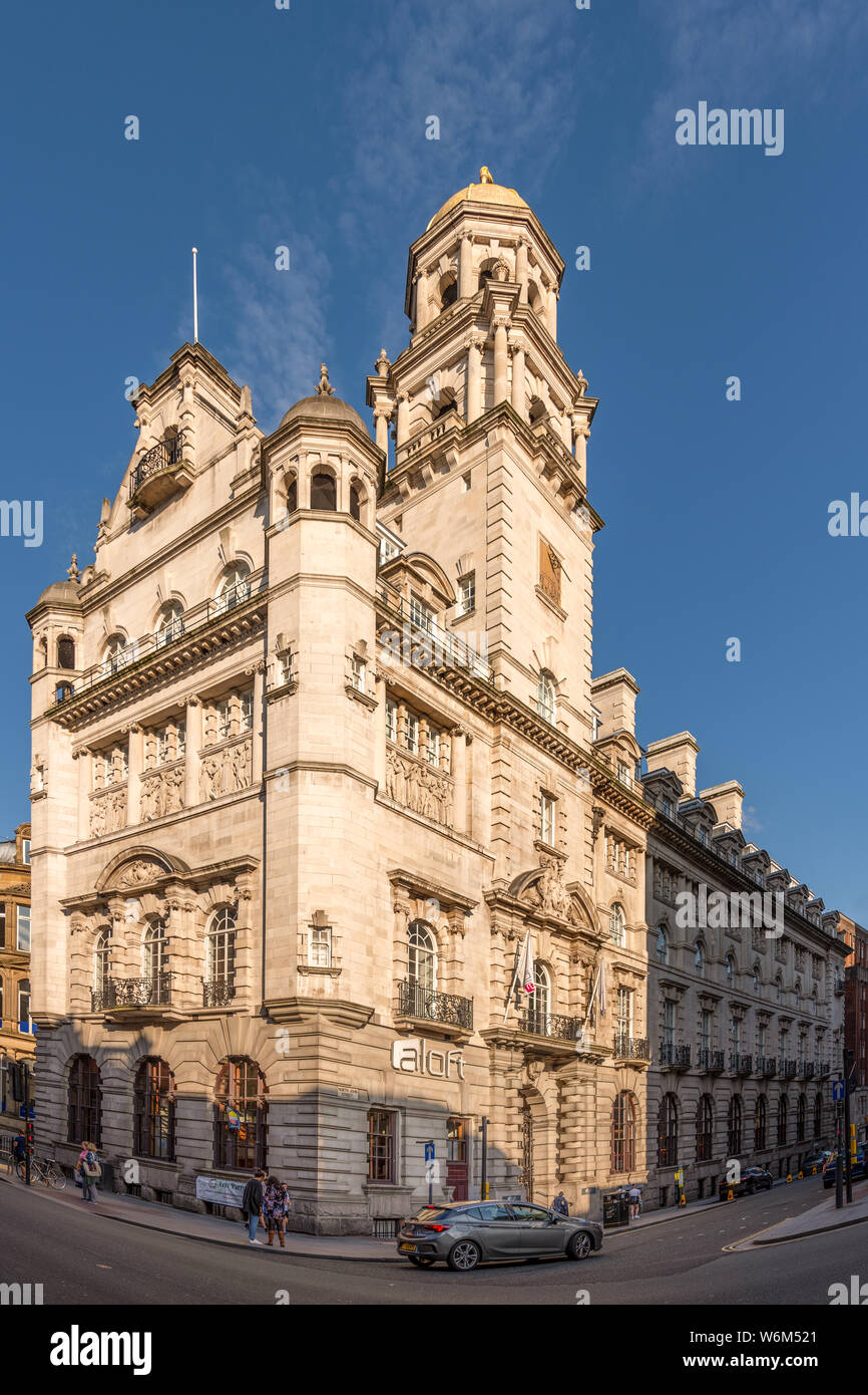 Aloft Hotel, Liverpool. Ex Royal Insurance Building Foto Stock