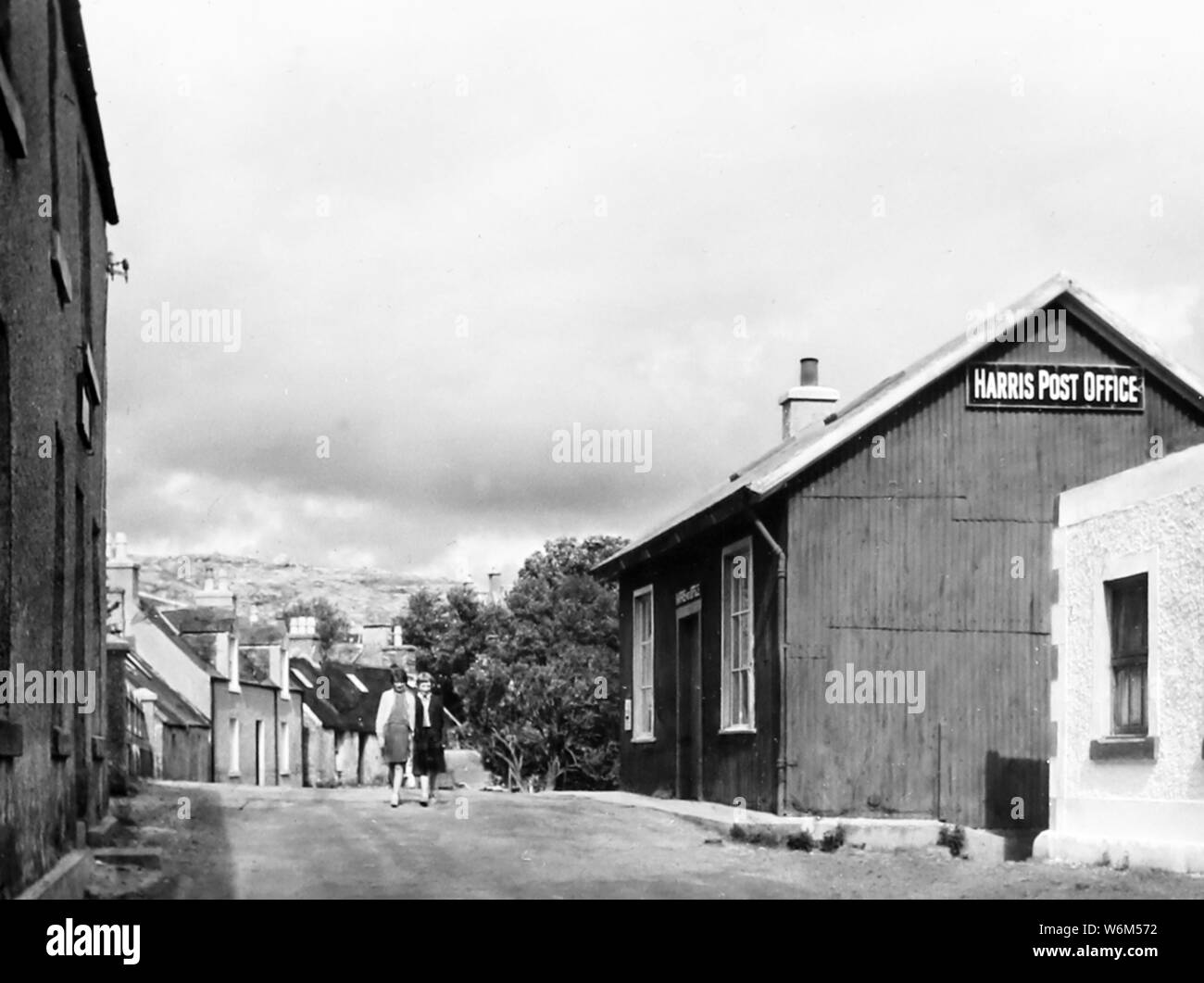 Isle of Harris Post Office, Scozia negli anni quaranta Foto Stock